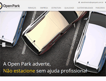 Tablet Screenshot of openpark.com.br